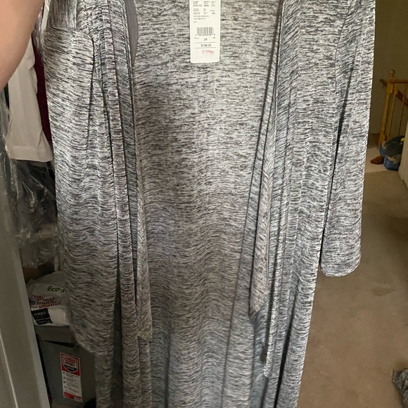 NEW grey/silver dress with 3/4 sleeve jacket. - Picture 3 of 7